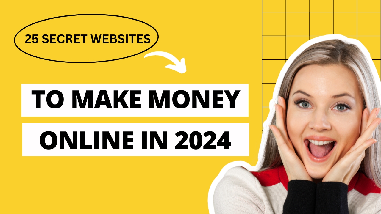 20 secret websites to make money online